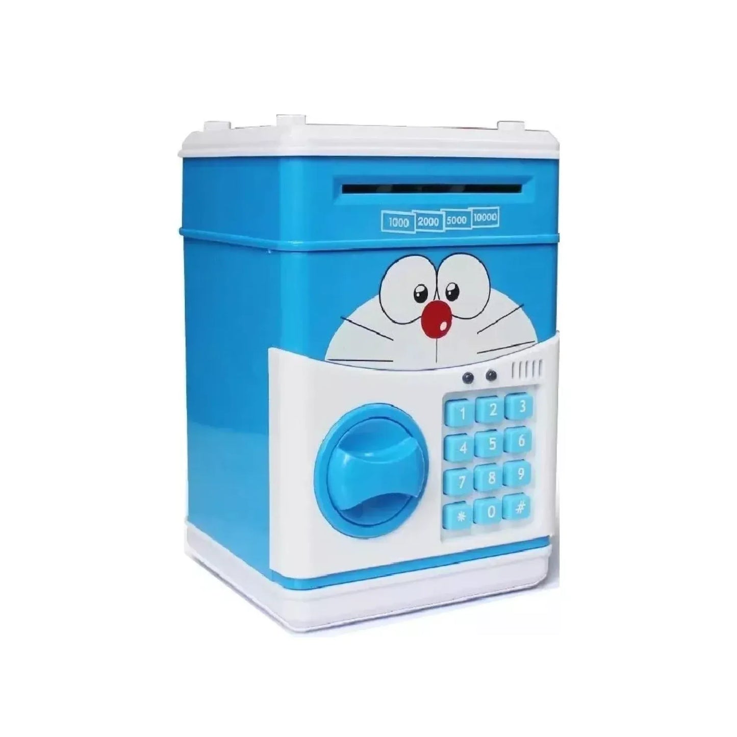 Alcancia cajero ATM electrónica Doraemon