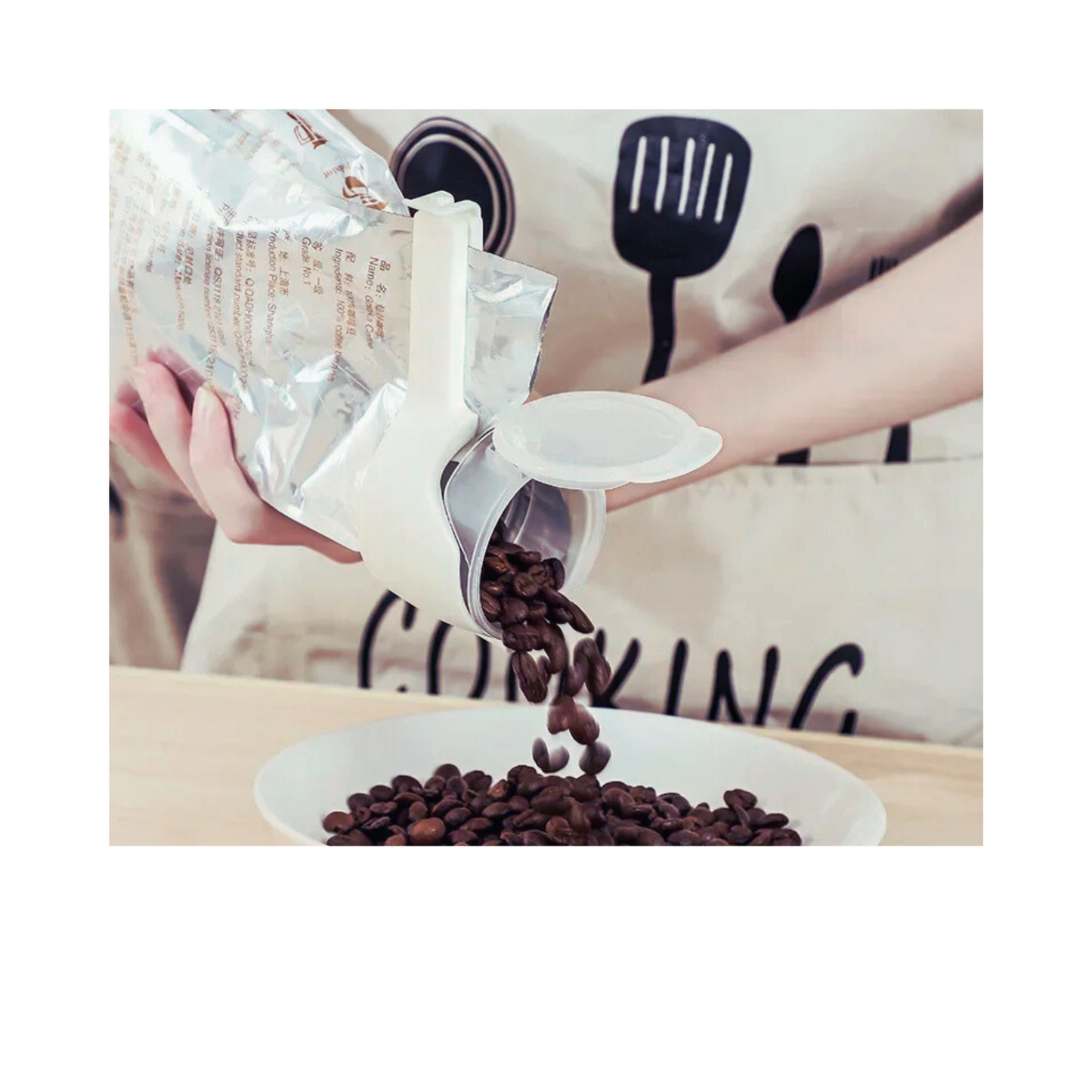 Clip Con Tapa para bolsa de Alimentos