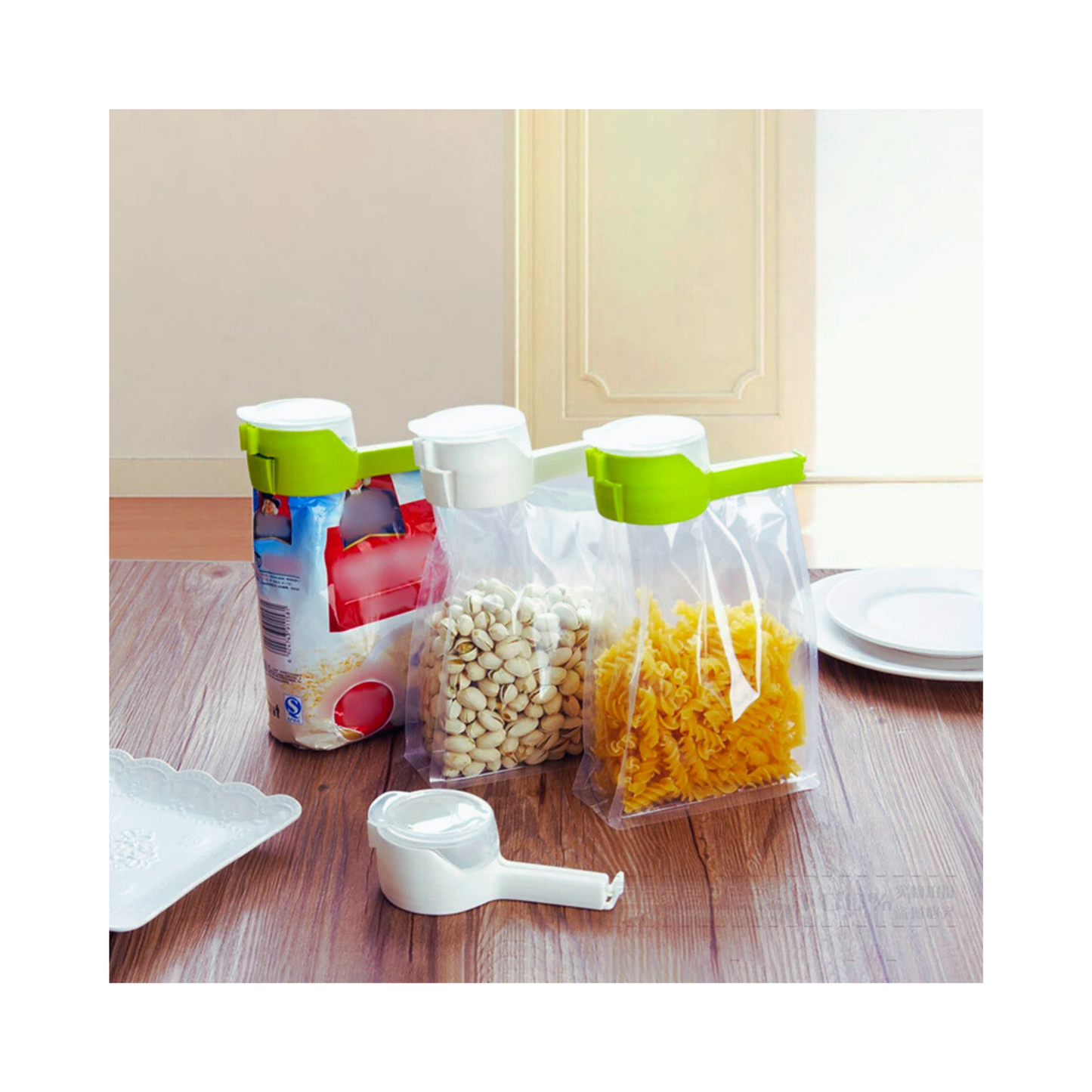 Clip Con Tapa para bolsa de Alimentos