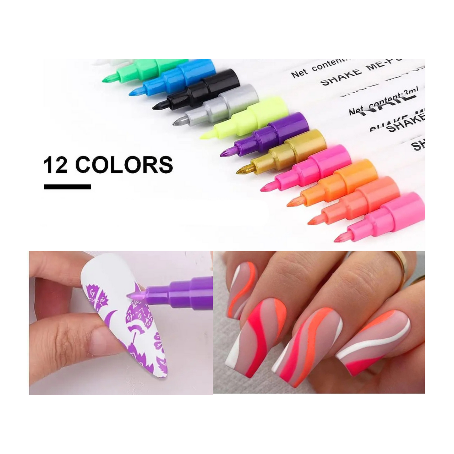 Marcadores de uñas