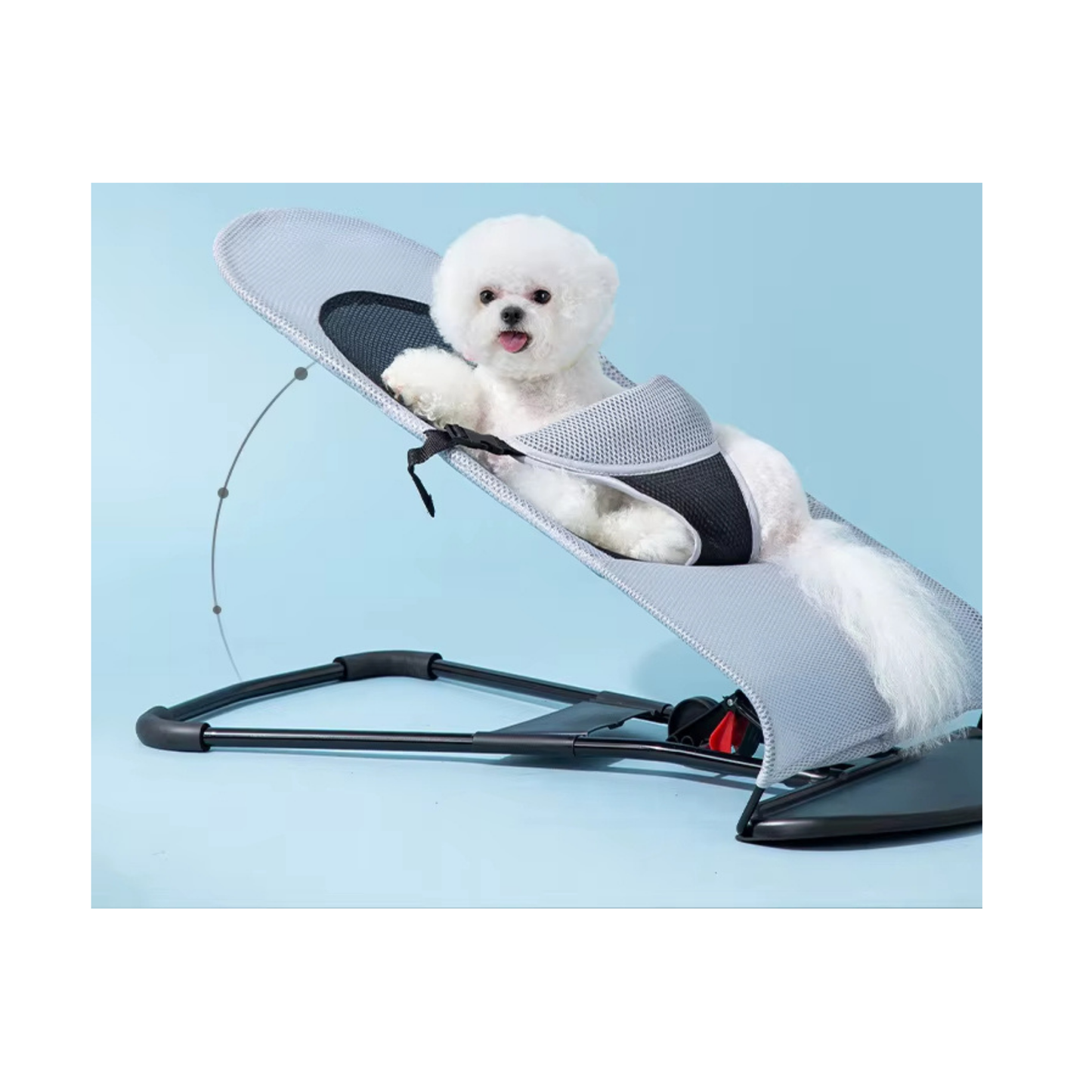 Cama mecedora portatil para mascotas