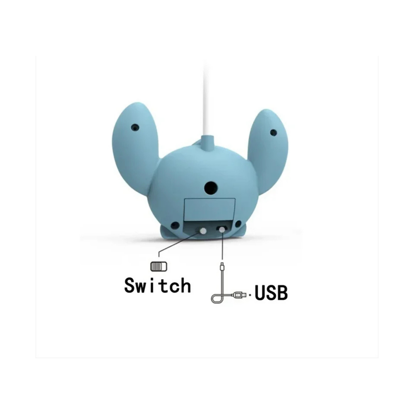 Lampara sacapunta de stich