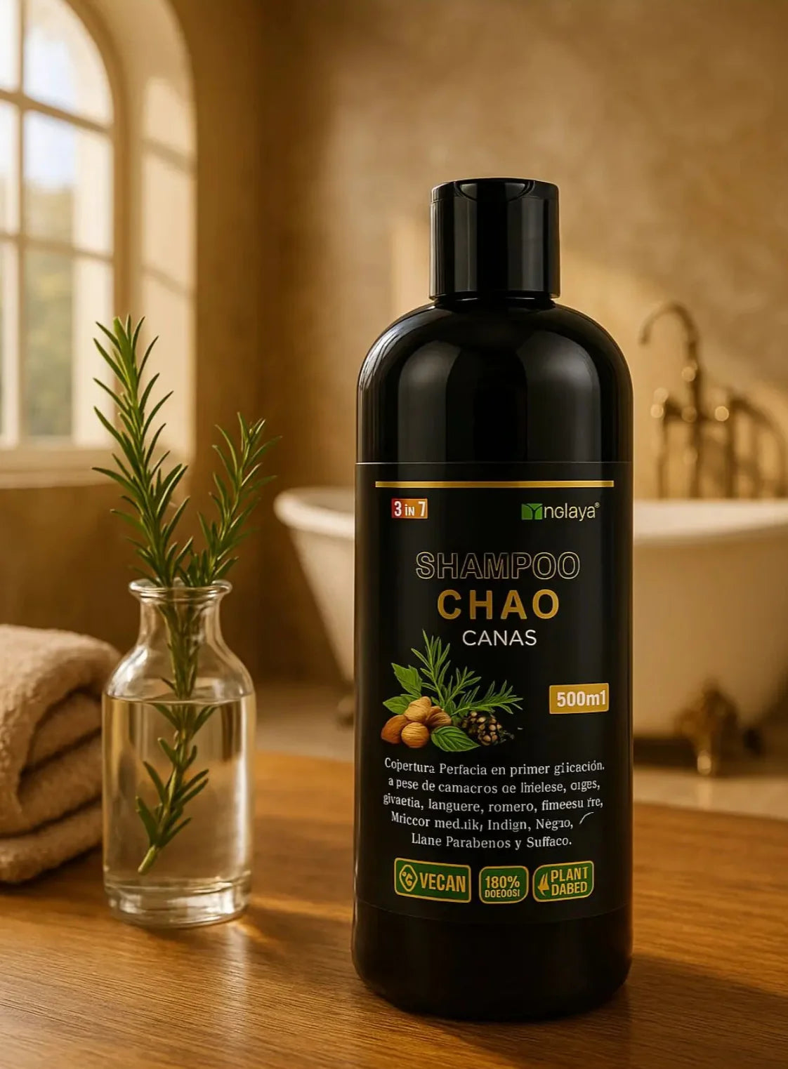 Shampoo + Tratamiento Chao Canas | Recupera tu color natural, cuida tu salud y ahorra dinero en un solo paso